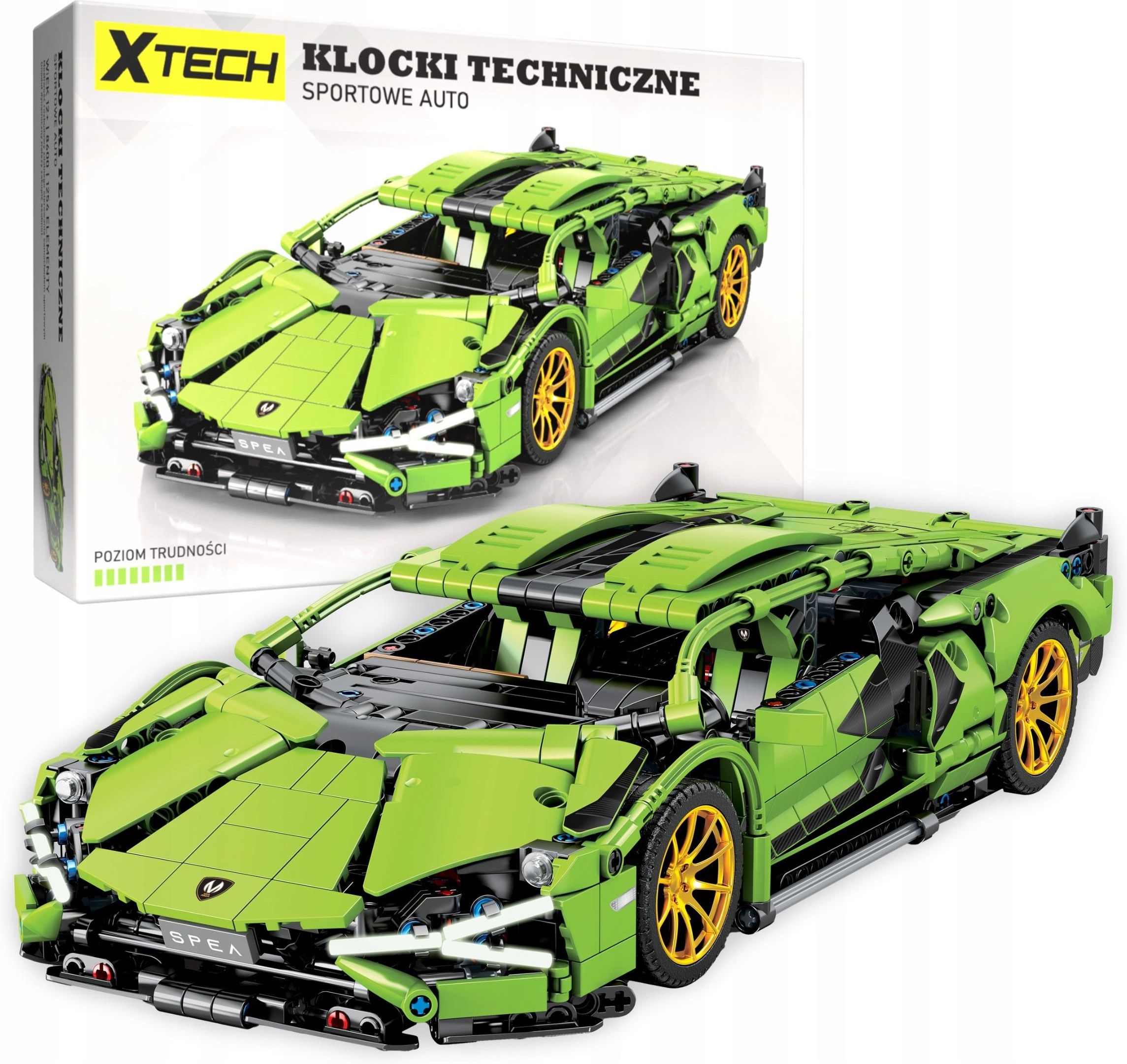 Xtech Klocki Konstrukcyjne Techniczne Auto Sportowe Samochód ...