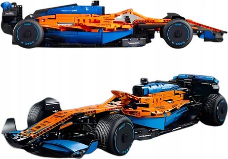 Klocki Formula F1 Bolid Samochód Wyścigowy Maklaren Techniczny 2022 1432 El