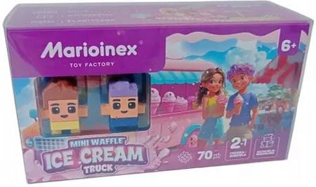 Marioinex Lot De 70 Tablettes Mini Waffle Pastel - Bleu Vert Rose Rouge Turquoise Pour Créativité Enfant