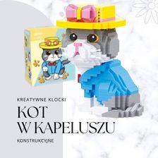 Zdjęcie Qbi Kot W Kapeluszu Klocki 832El. - Włodawa