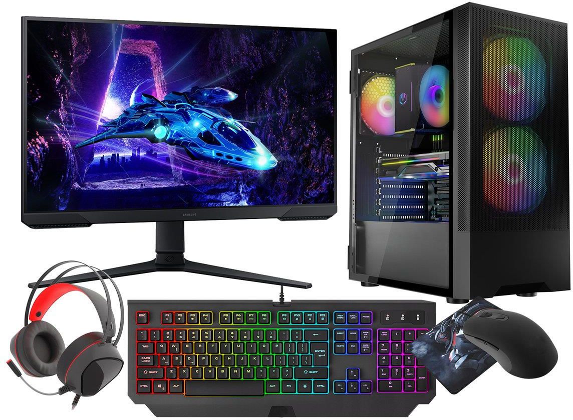 Vist Set Ryzen 7 5700G 32GB RX VEGA8 SSD 1TB WiFi Win11 24 180Hz