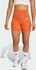 Zdjęcie adidas Krótkie Legginsy Optime Essentials Workout Pomarańczowe - Żagań
