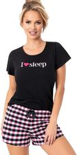 Zdjęcie Piżama damska Donna Sleep short czarna - Skalbmierz