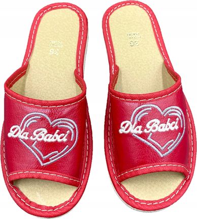 Kapcie Pantofle Dla Babci Papcie Klapki Z Haftem Maximus r. 38