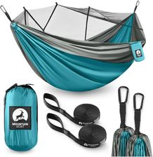 Zdjęcie Hamak Mountain Goat Turystyczny Dwuosobowy Z Moskitierą Niebieski - Piława Górna