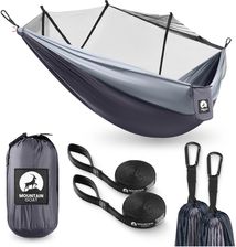 Zdjęcie Hamak Mountain Goat Turystyczny Jednoosobowy Z Moskitierą Szary - Piława Górna