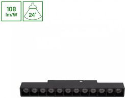 Zdjęcie Spectrum System Shift Basic Grid S Oprawa Liniowa 220Mm 12W 4000K Czarny (WLD+70029NW) - Gogolin