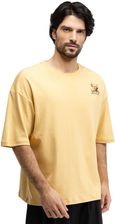 Zdjęcie Siroko Męska koszulka oversize z krótkim rękawem Grama Mustard - Żerków