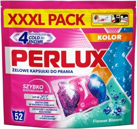 Kapsułki do prania kolorów Perlux Flower Bloom 52 szt.