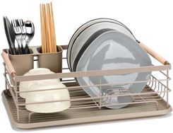 Zdjęcie Suszarka Do Naczyń Z Ociekaczem I Tacą E-8189 Beżowa - Serock