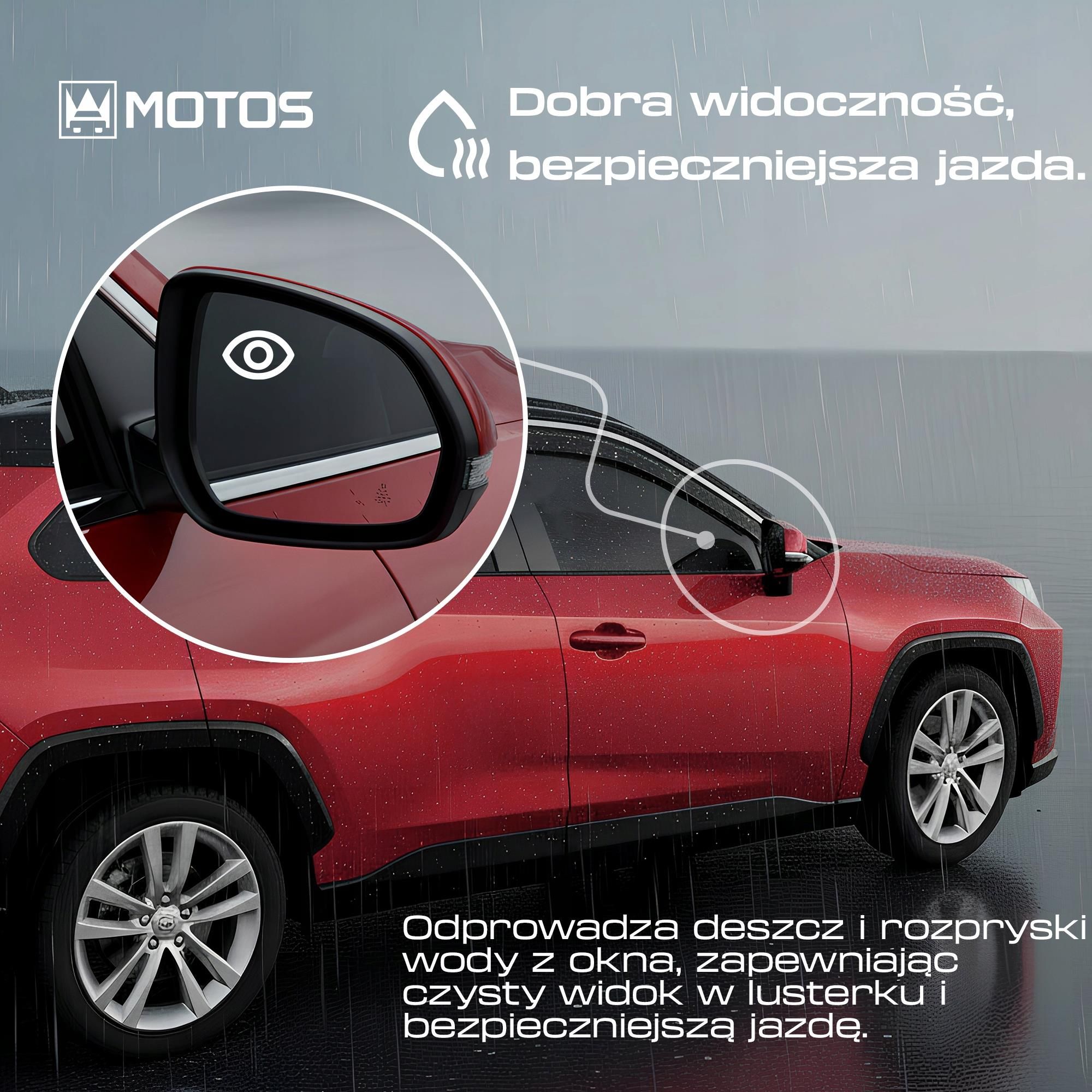 Deflectores Viento HEKO 28255 Para Seat Leon III 2013-2020 3 Puertas – Tintados Negros, Polonia