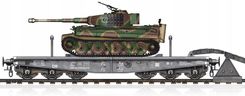 Zdjęcie Hobby Boss Wagon Schwere Plattformwagen Type Ssyms 80 & Tiger I 1/72 82934 - Serock