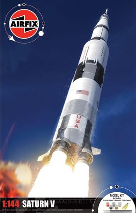 Airfix Zestaw Prezentowy Z Farbami Nasa Saturn V 1:144 - Ceny i