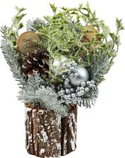 Zdjęcie Rozette Stroik Świąteczny W Drewnianej Doniczce 35Cm - Gryfino