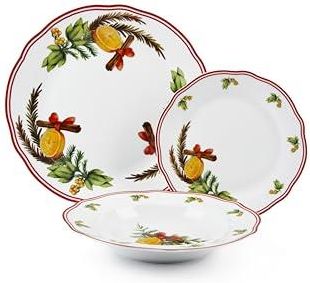 Excelsa Cinnamon Zestaw Naczyń 18szt. Porcelana Wielokolorowy (69295)