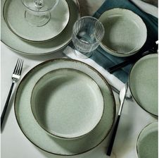 Zdjęcie Asir Zestaw Obiadowy 18szt. Zielony Porcelana - Nowy Dwór Mazowiecki