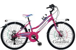 Zdjęcie Canellini Rower Dziecięcy Mtb Lincy 24"  Fuksja/Błękitny 2025 - Wielichowo