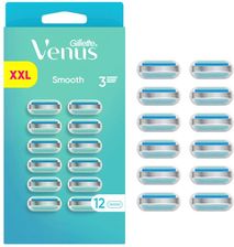 Zdjęcie Gillette Venus Smooth 3 Wkłady Do Maszynki 12 Szt - Nowe Brzesko