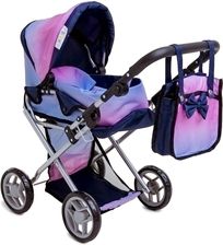 Zdjęcie Doris Wózek Dla Lalek Kombinowany Pościel Torba Nosidło X Niebiesko-Różowy - Rybnik