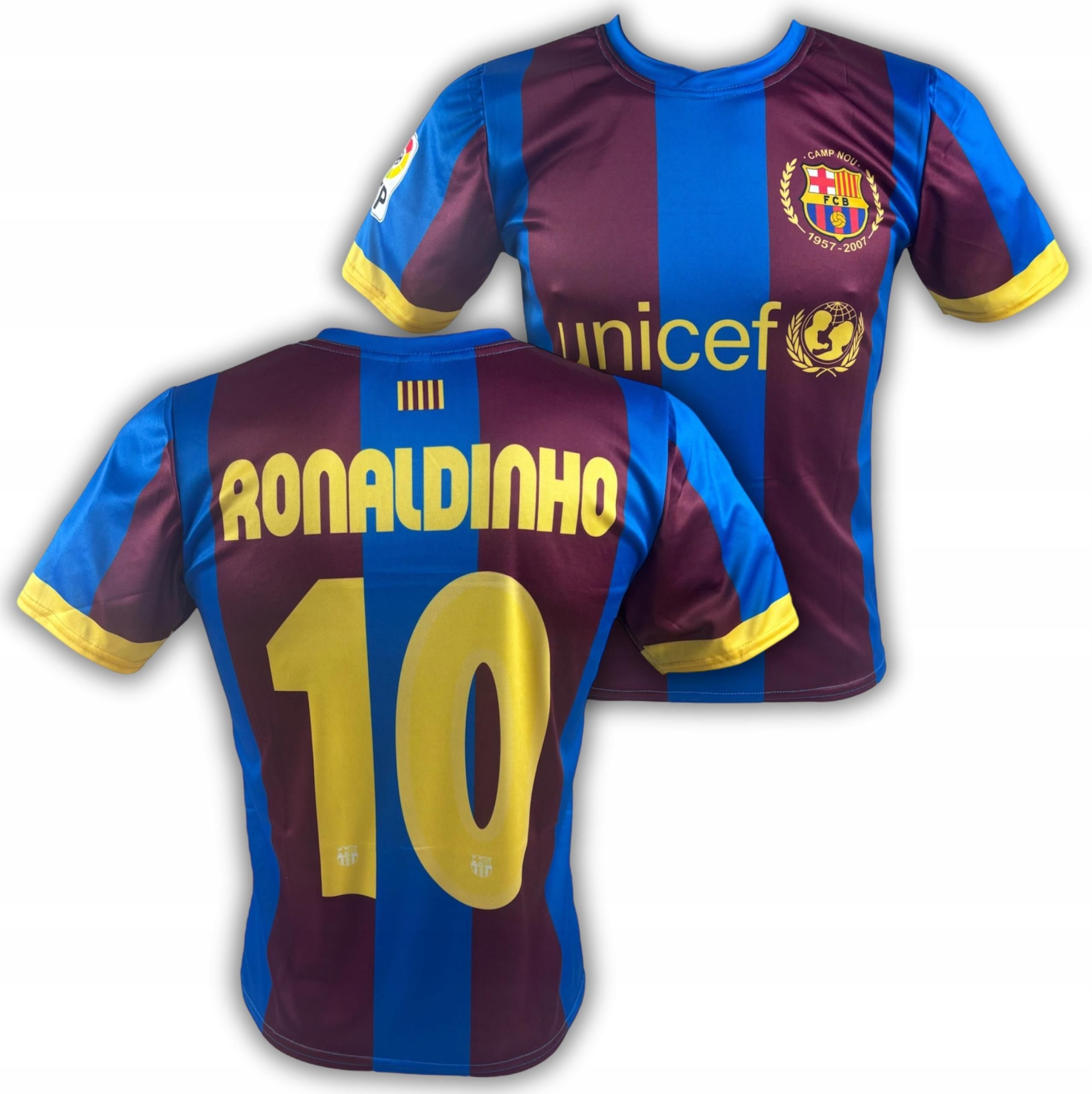 Koszulka Ronaldinho 10 Archiwalna Barcelona r. 152 CM - Ceny i opinie