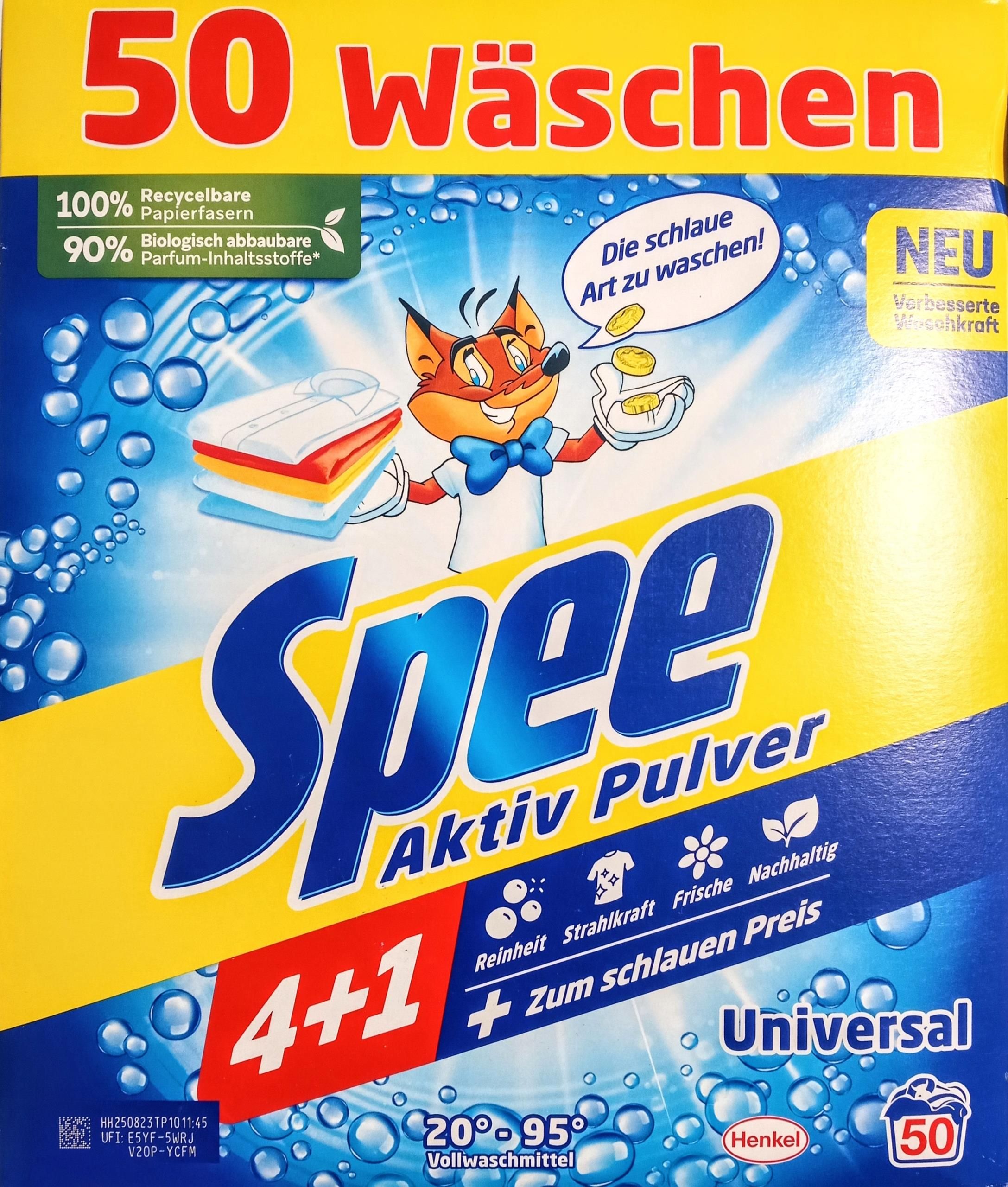 Spee Niemiecki Proszek Do Prania Uniwersalny Activ Pulver 50 Prań De ...