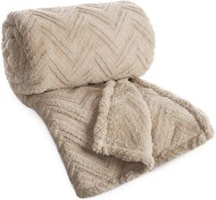 Zdjęcie Eurofirany Koc D91 Jodła 200X220Cm Ciemnobeżowy - Odolanów