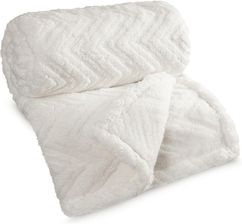 Zdjęcie Eurofirany Koc D91 Jodła 170X210Cm Kremowy - Łask