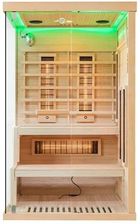 Zdjęcie Mazur Bath&Spa Sauna 2-Osobowa + Kamienie Solne 120x120x200cm Mo-Ep2Rsp Infrared - Karczew