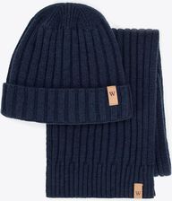 Zdjęcie Męski zestaw zimowy z wełną granatowy - Kobyłka