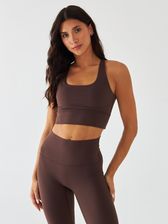 Zdjęcie Beshaped Stanik Sportowy Morning Dew Brązowe - Bierutów