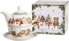 Duo Fili�anka Imbryk Tea For One Christmas Village