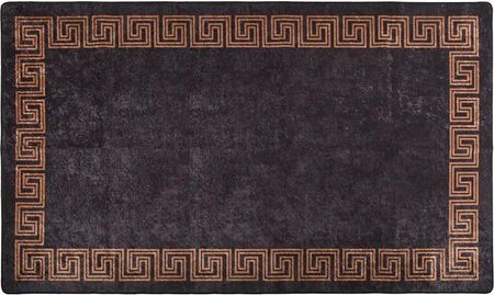 Gravora Czarno-Złoty Dywanik Aksamitny 190X300Cm Antypoślizgowy Pralka 30°C (G05174077)