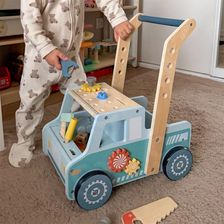 Zdjęcie Tooky Toy Drewniany Chodzik Samochód Mini Warsztat Stem - Łaskarzew