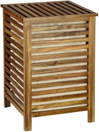 Wenko Drewniany Kosz Na Pranie Z Pokrywą Fondi Wys. 65cm (26167100WKO)