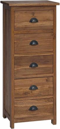 vidaXL Komoda z szufladami z szufladą Brązowy 45x35x110 cm (42017962)
