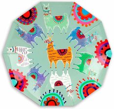 Zdjęcie Panon Talerzyki Papierowe Lama 8Szt. - Bieżuń