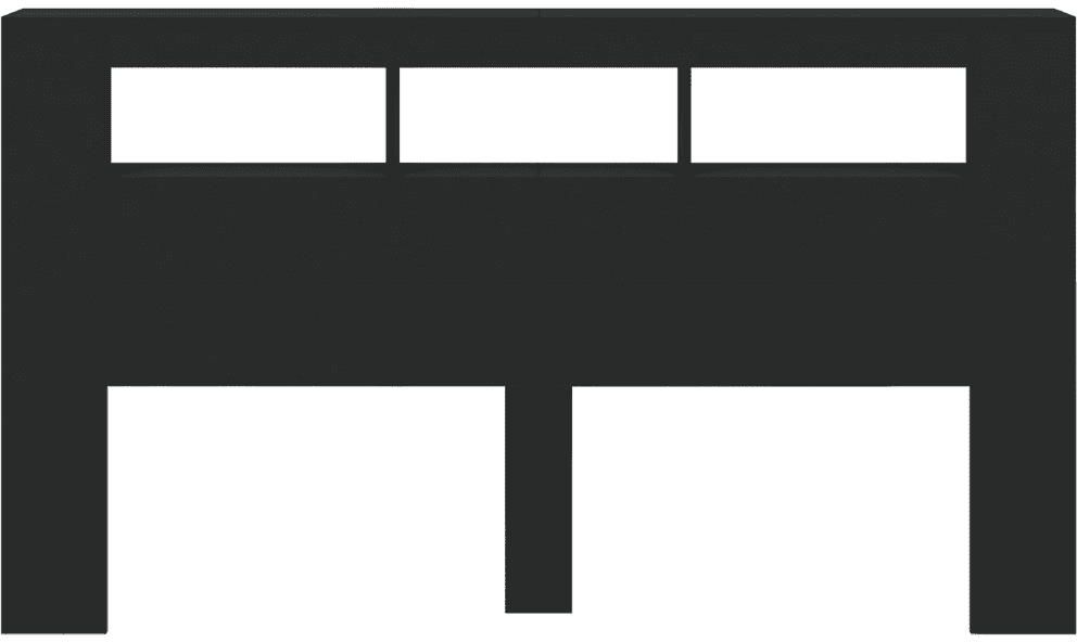 Gravora Zagłówek z LED RGB czarny 180x18,5x103,5 cm (G02128653 ...