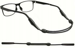 Zdjęcie Silikonowy Sznurek Do Okularów TSG-378 Linka Z Regulacją Czarny - Serock