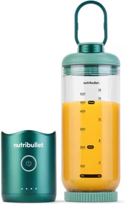 фото Фітнес-блендер NutriBullet Flex NBP013GR — компактний портативний міксер для щоденних смузі