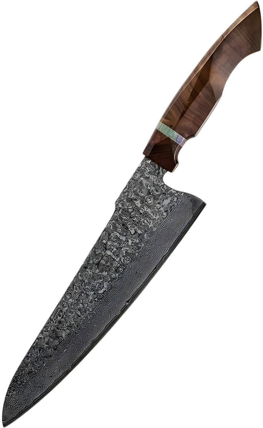 Harahu Nóż Kuchenny Damasceński Yu-37467 Chef Brązowy Kp37467 - Opinie ...