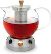 4060656516924Klarsteinprzezroczysta Klarstein Sencha Dzbanek Do Herbaty Z Podgrzewaczem Hibiskus 1,3L Sitko Stal Nierdzewna