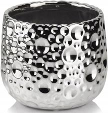Zdjęcie Polnix Ceramiczna Osłonka Księżyc Donica Silver Srebrna - Kielce