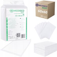 Zdjęcie Medibed Podkłady Do Przewijania Higieniczne Basic 60X60 460Ml 30szt. - Bielsko-Biała
