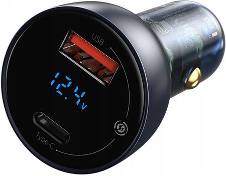 Baseus Szybka Ładowarka Samochodowa Do Telefonu Usb Usb-c Pd 65W Qc Mocna