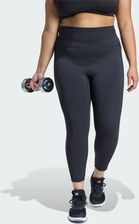 Zdjęcie adidas Legginsy Optime Workout 3-Stripes 7/8 (Plus Size) Czarne - Białobrzegi