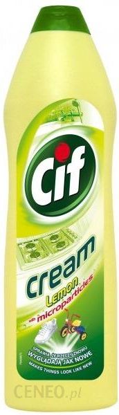 Cif Cream Cleaner Lemon 500 Ml 16.9 Oz, 16/cs.