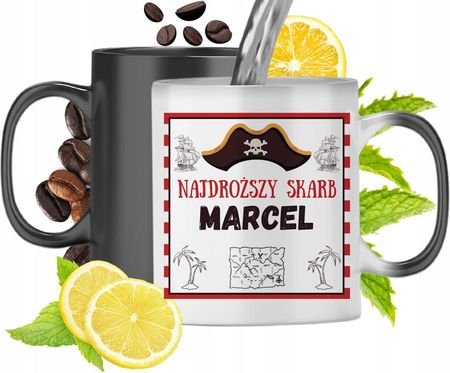 Polidraw Kubek Magiczny Dla Marcela Czarny Matowy Z Nadrukiem Ze Zdjęciem 330Ml (36772258)
