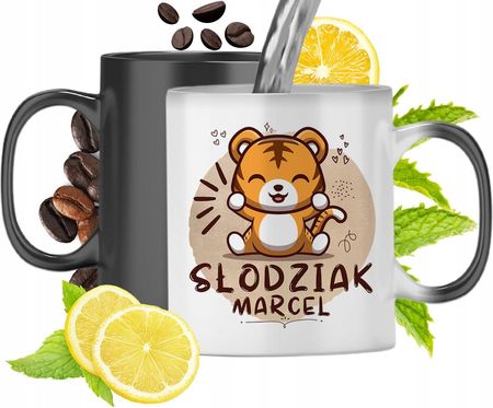 Polidraw Kubek Magiczny Dla Marcela Czarny Matowy Z Nadrukiem Ze Zdjęciem 330Ml (36759759)