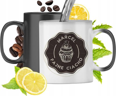 Polidraw Kubek Magiczny Dla Marcela Czarny Matowy Z Nadrukiem Ze Zdjęciem 330Ml (36759746)