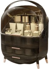 Zdjęcie ECARLA- Organizer na pędzle i kosmetyki grafitowy - Lubartów